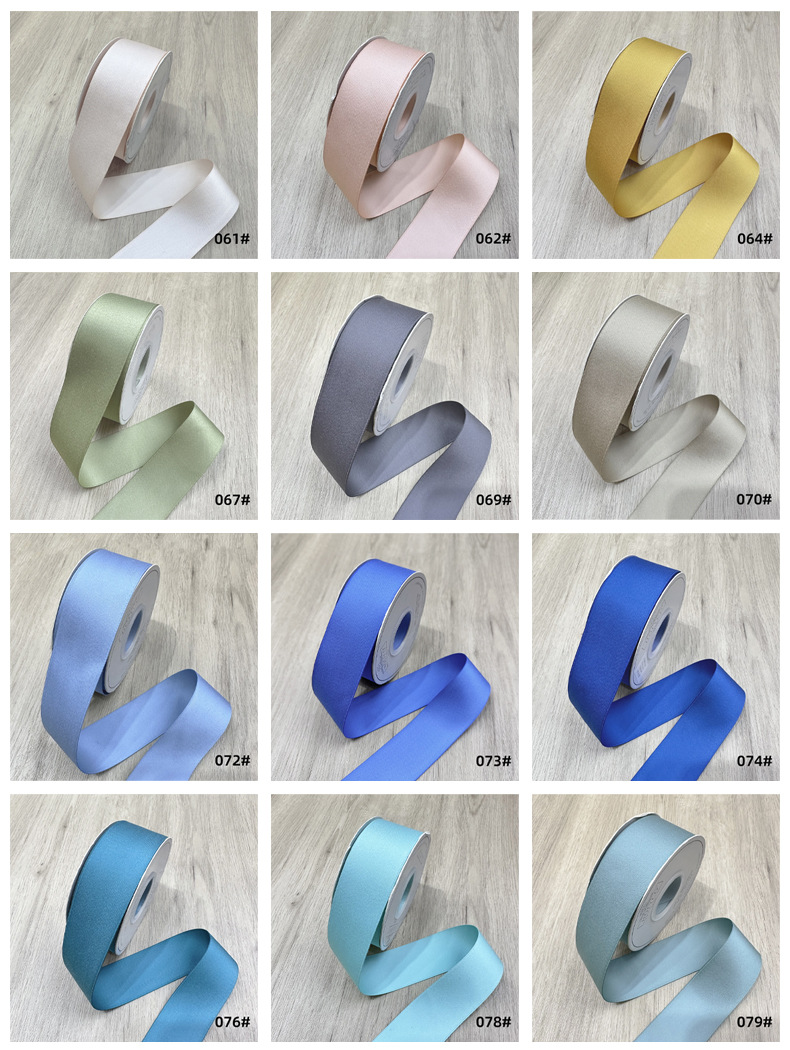 Cinta de poliéster de algodón doble cara mate cinta de poliéster de algodón cinta hecha a mano diy accesorios para el pelo material de arco caja de regalo 171002 pic 10
