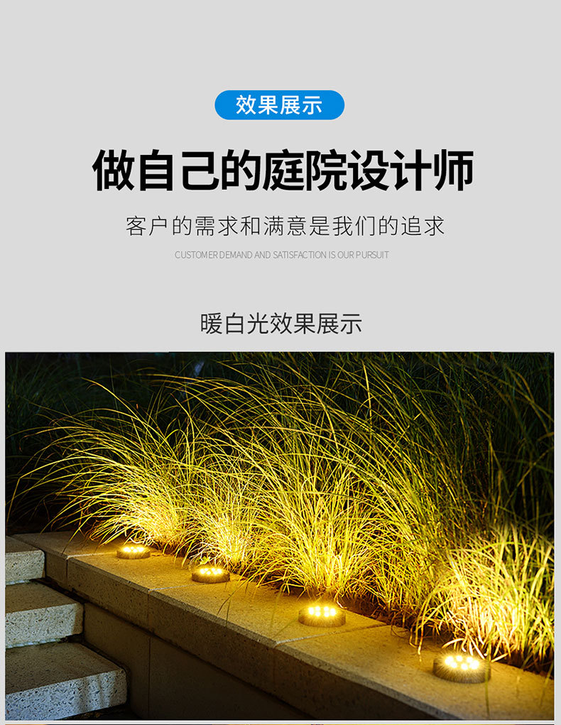 Cross-border bestsellers: Solar resin ground lamps, solar simulation stone lamps, outdoor rainproof courtyard landscape lamps pic 13