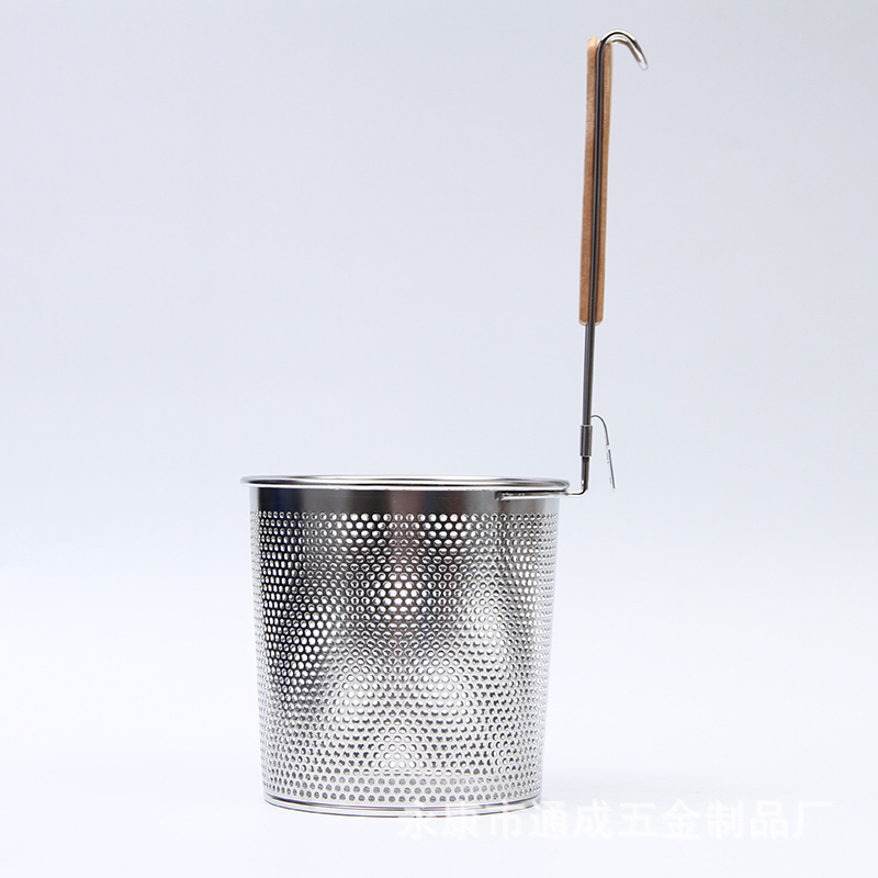 Factory direct sales of new stainless steel perforated steel plate, Fenli Spicy Hot pot rice noodles, scooping spoon for cooking and scooping noodles pic 6
