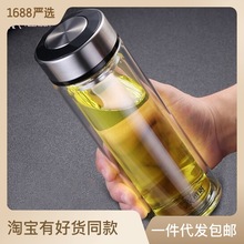 富光双层玻璃杯泡茶杯防爆水杯子耐高温隔热个人专用保温男女杯子详情13