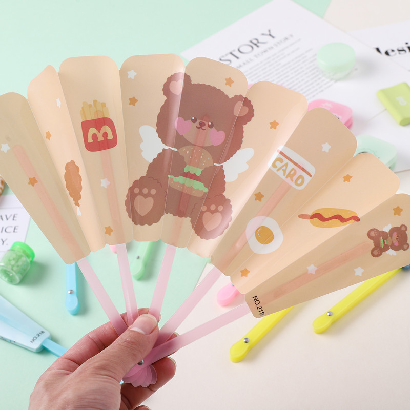 夏天可爱卡通小扇子儿童学生折叠扇子便携随身中国风迷你塑料折扇详情5