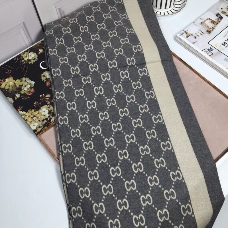 英伦格子围巾女冬季 羊绒混纺字母大披肩 千鸟格流苏潮牌羊绒围巾详情30