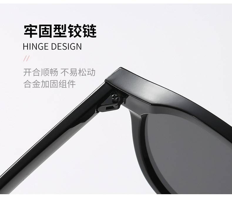 新款gm同款太阳镜复古橘色墨镜男士开车韩版复古网红街拍墨镜女详情18