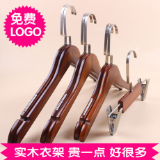 塑料衣架服装店黑色防滑无痕女装成人衣撑衣挂衣服架裤架裤夹批发详情3