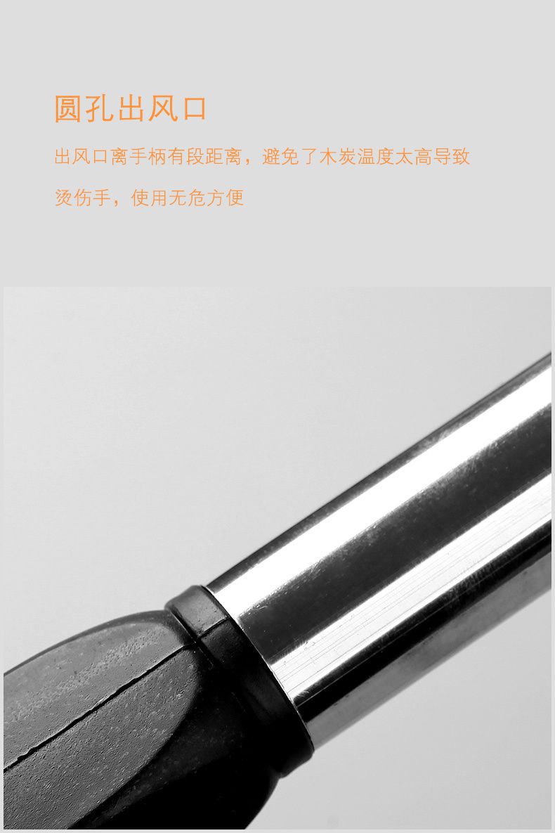 手摇鼓风机家用手动便携烧烤鼓风机小型吹风机户外烧烤配件工具详情6