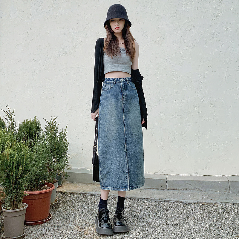 微喇牛仔裤女2022新款秋冬显高显瘦喇叭裤高腰弹力修身长裤韩版详情3