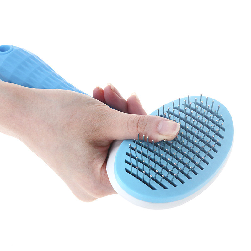 Pet cat combs, cleaning floating hair, dog needle combs, self-cleaning combs, hair removal combs, one-click hair removal combs, pet supplies combs for cats and dogs pic 13