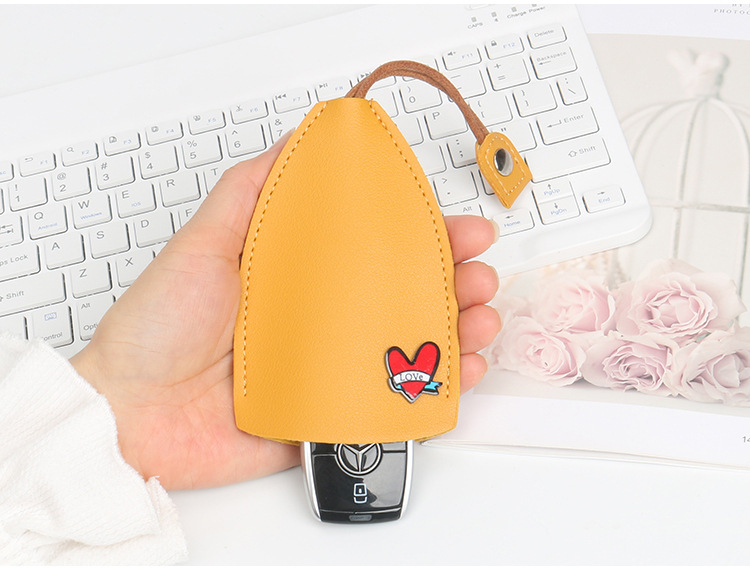 时尚创意抽拉式卡通可爱个性女士汽车钥匙包收纳大众奔驰小巧迷你详情28