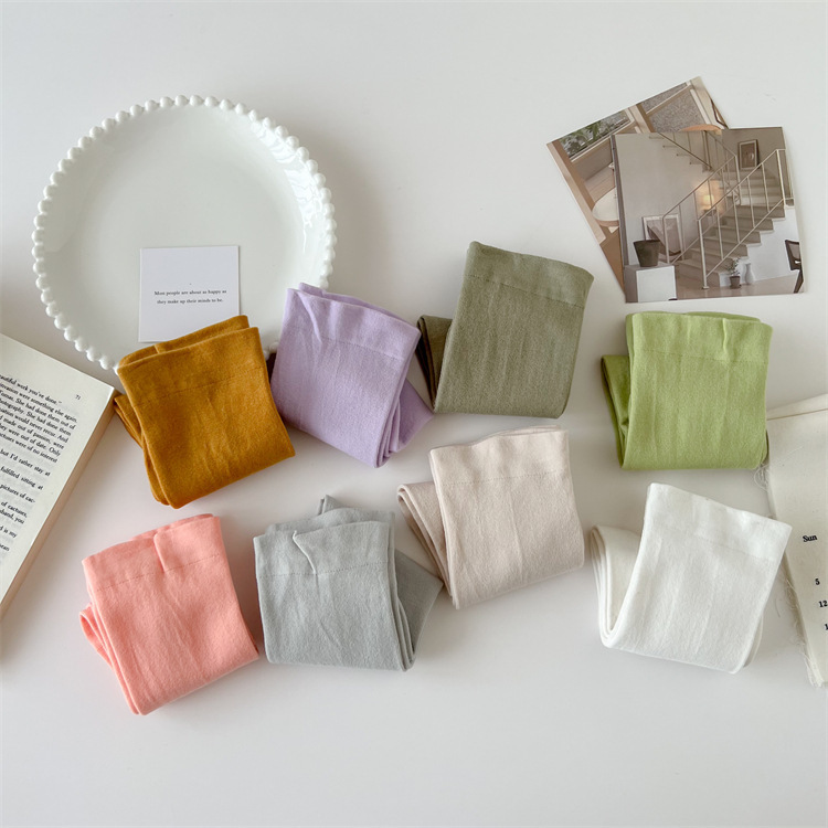 中筒袜袜子女秋冬白色堆堆袜宽松月子袜韩版百搭学生袜ins潮长袜详情2