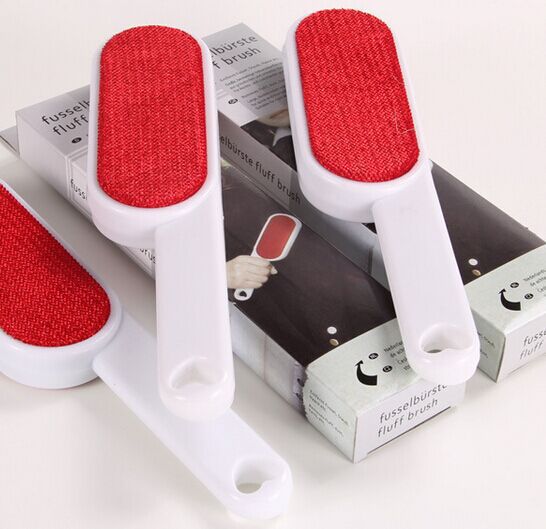 盒装 毛呢衣物除尘刷静电刷去毛干洗刷皮草除毛粘毛器双面除毛刷T详情2