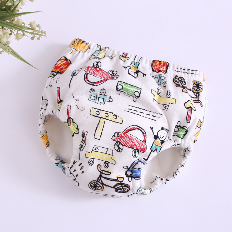 训练裤婴儿夏a类纯棉不夹屁屁宝宝尿布裤透气可洗入厕练习裤内裤详情23