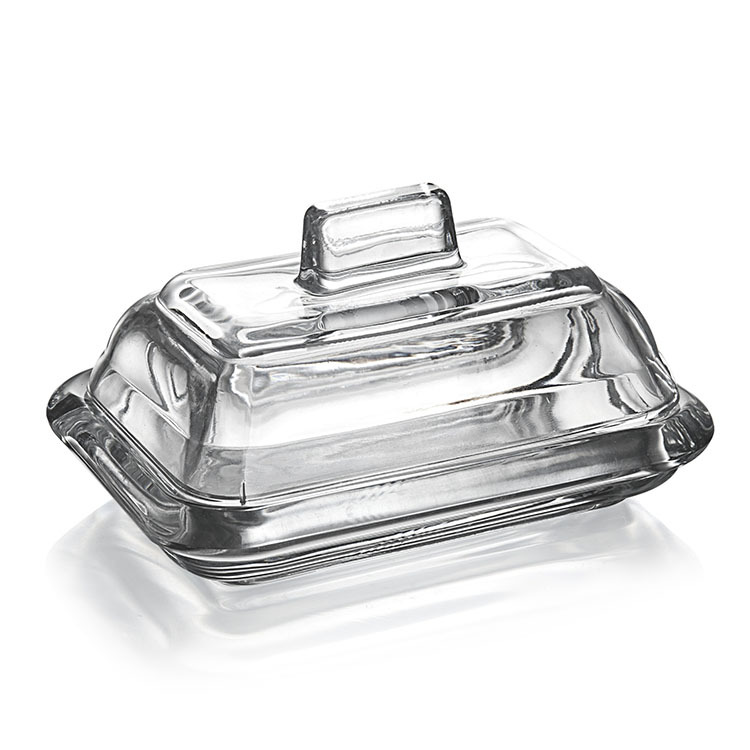 厂家批发透明玻璃家用蛋糕罩柠檬罩黄油缸食物罩收纳罐防尘罩摆件详情1