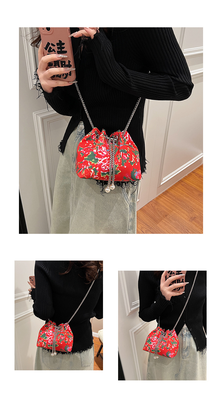 花棉袄潮酷水桶包新款2024春季个性民族风单肩包国潮复古斜挎女包详情47