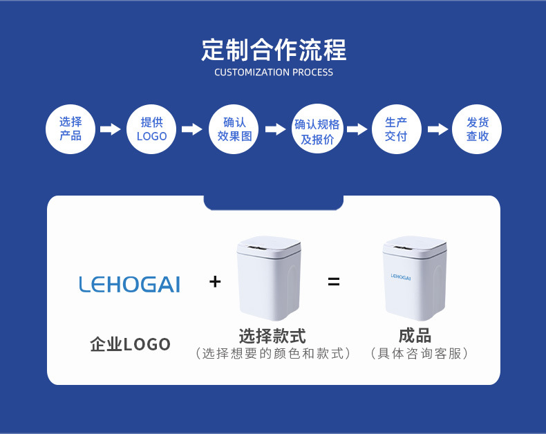 智能垃圾桶家用自动带盖室内厨房垃圾桶夹缝大容量感应垃圾桶批发详情3