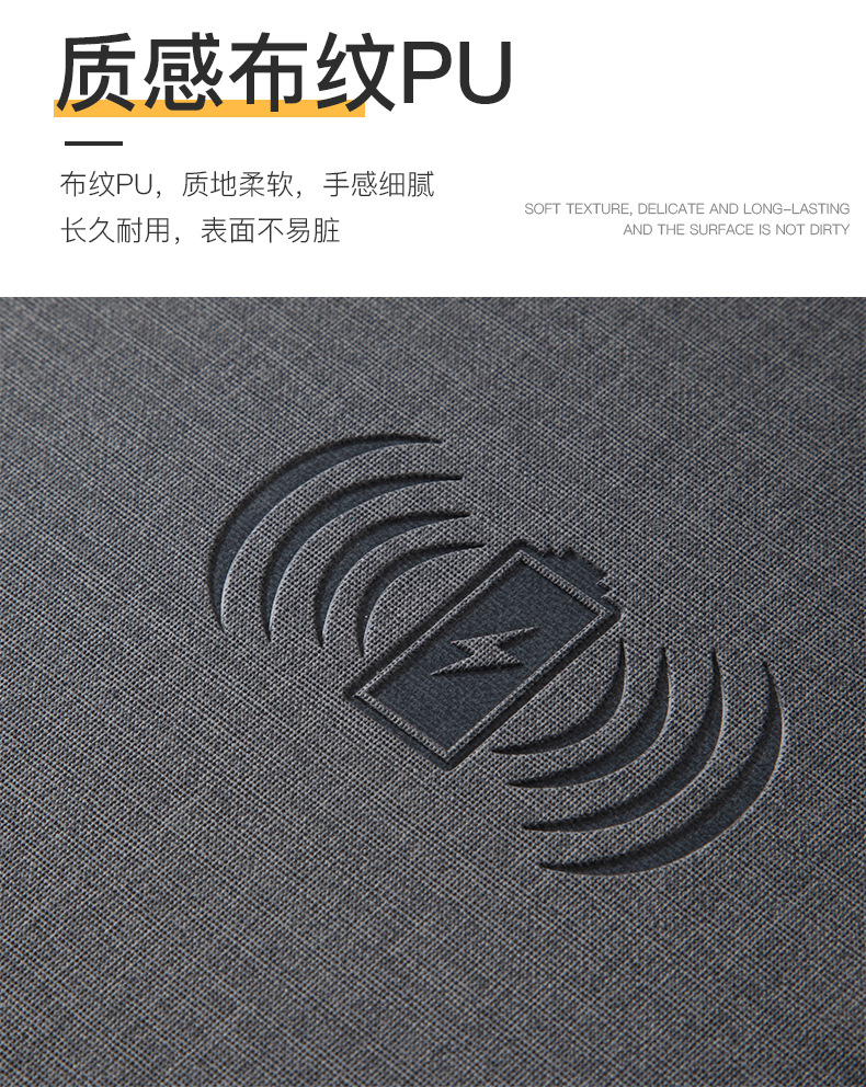 Customized a5 wireless charging notebook, power bank, notebook with USB flash drive, business gift set, customized logo pic 18