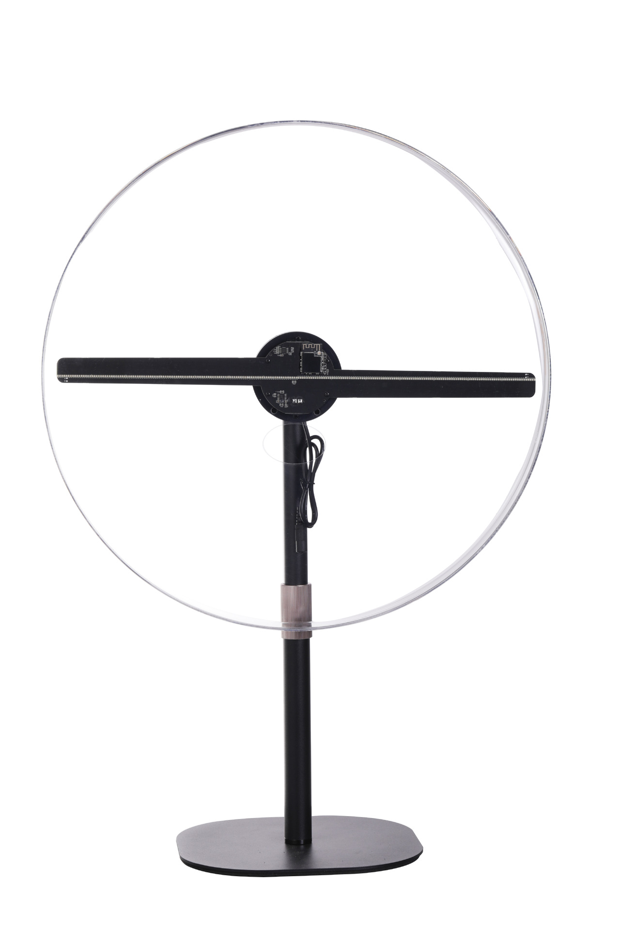 High-definition 3D holographic Advertising machine Advertising screen fan screen LED protective cover bracket integrated pic 1