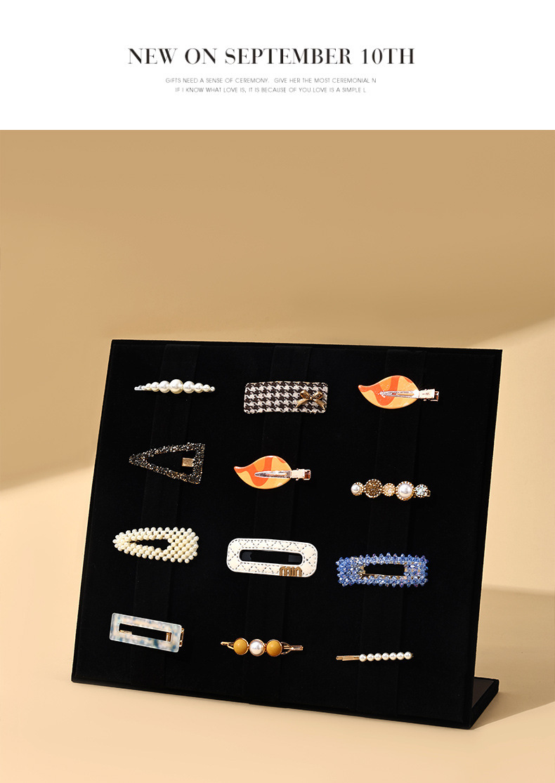 现货儿童发夹收纳架 发卡头箍首饰架 展示板整理神器 陈列架 发卡整理 便捷收纳 其他分类详情11