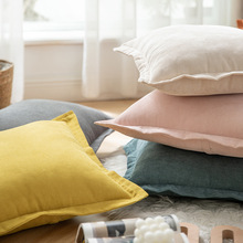 批发纯色马卡龙色系家用车载纸巾套素色饭店抽纸袋轻便桌面纸巾盒详情5