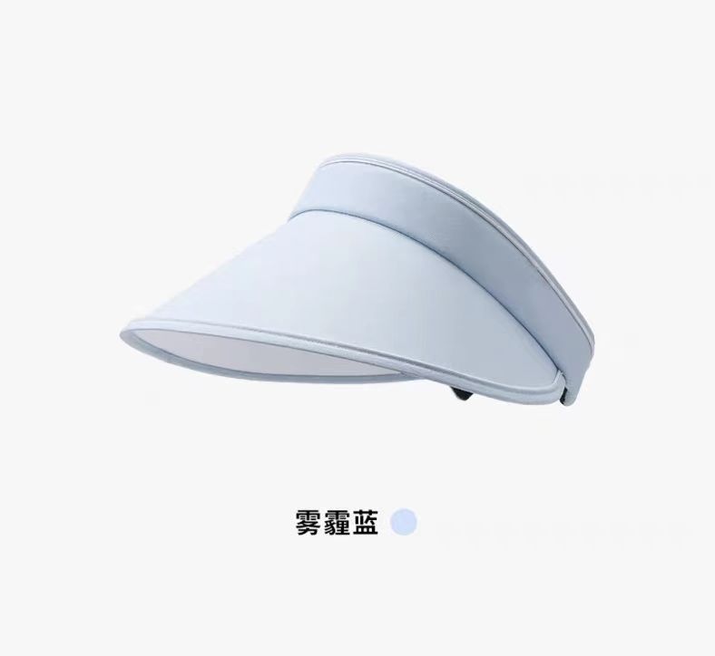 网红大帽檐防紫外线遮脸遮阳帽户外太阳帽子夏季新款空顶防晒帽女详情11
