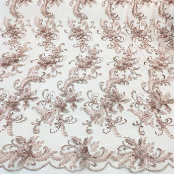 手工缝珠立体刺绣DIY现货童装晚礼服花边装饰辅料钉珠蕾丝贴花详情44