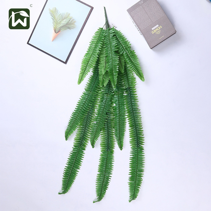 Wholesale of artificial Persian leaf plants for wall hanging, ceiling decoration, artificial green plants, and fern leaves for landscaping pic 6