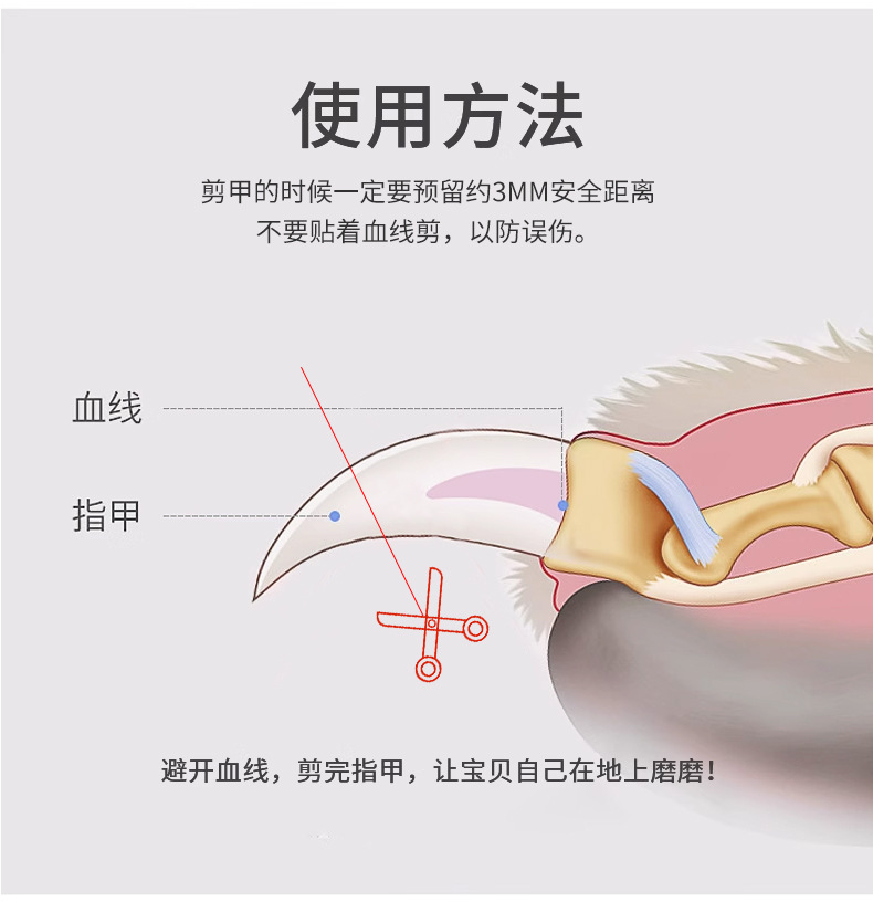 Pet nail clippers, cat and dog nail clippers, pet grooming nail clippers, pet nail art, pet nail knives pic 13