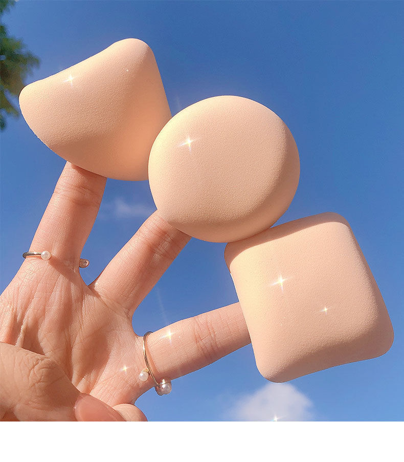 Japanese Rubycell cotton candy cushion powder puff, foundation liquid, powder compact, setting powder puff, non-sucking powder, dry and wet dual-purpose pic 10