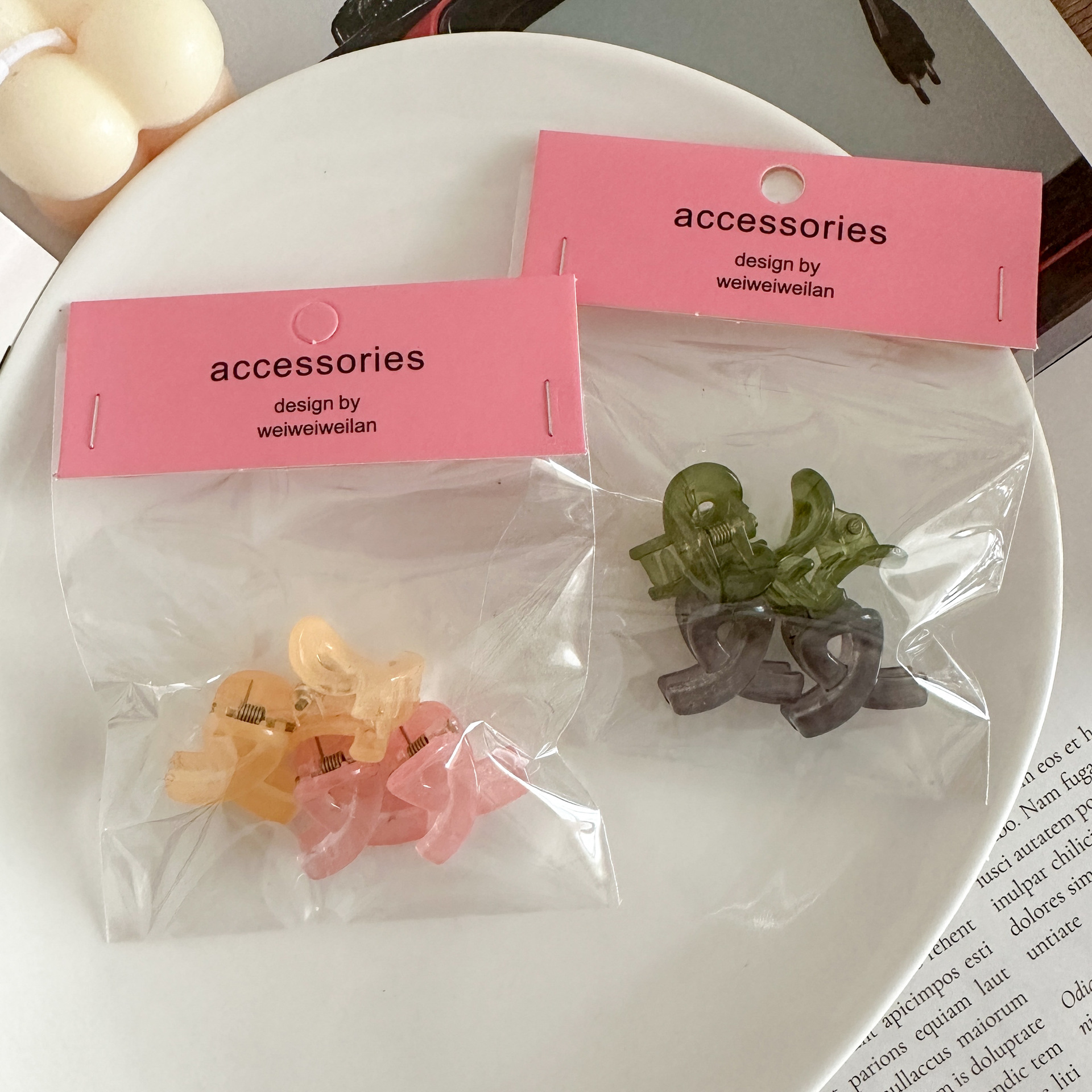 Simple and versatile, soft and highly elastic bow hair ties from Japan and South Korea, popular and durable multi-color hair ties and hair bands pic 4