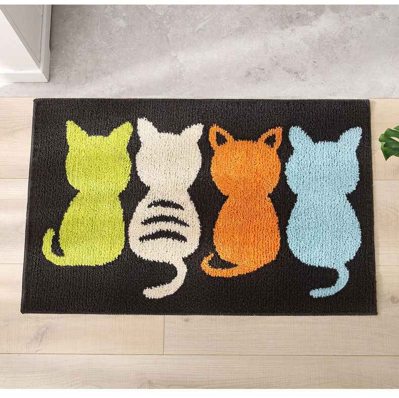 儿童爬行垫浴室卫生间吸水防滑地垫卧室儿童房地毯可爱洗手间进门口脚垫详情12