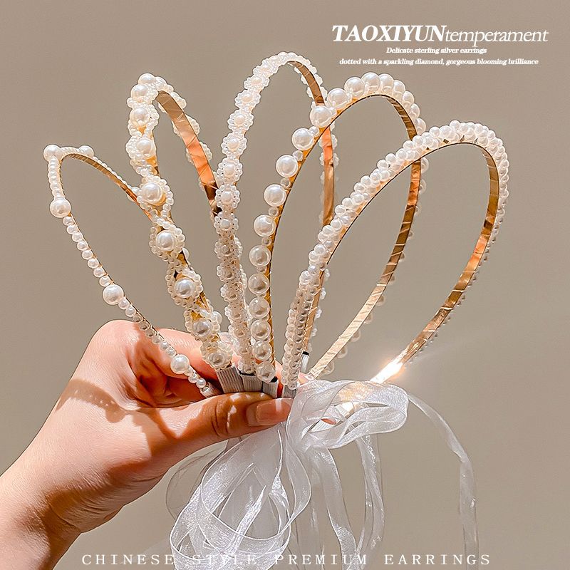 Children's braiding headband for girls 2025 New style high-end headband for girls, super fairy-like hair accessory for babies going out in summer pic 11