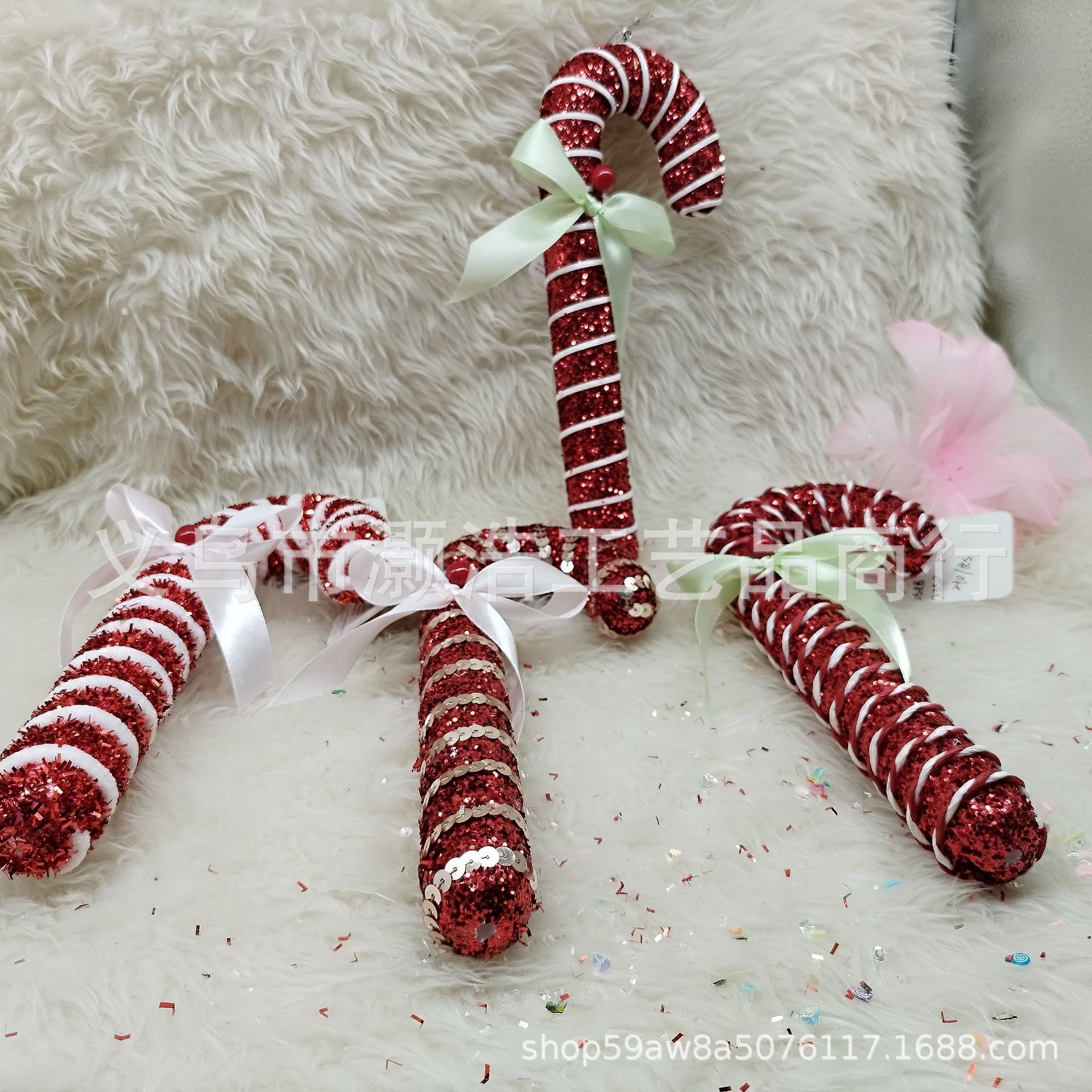 厂家直销圣诞节挂件/装饰品/圣诞拐/圣诞树装饰/圣诞树，场景布置详情4