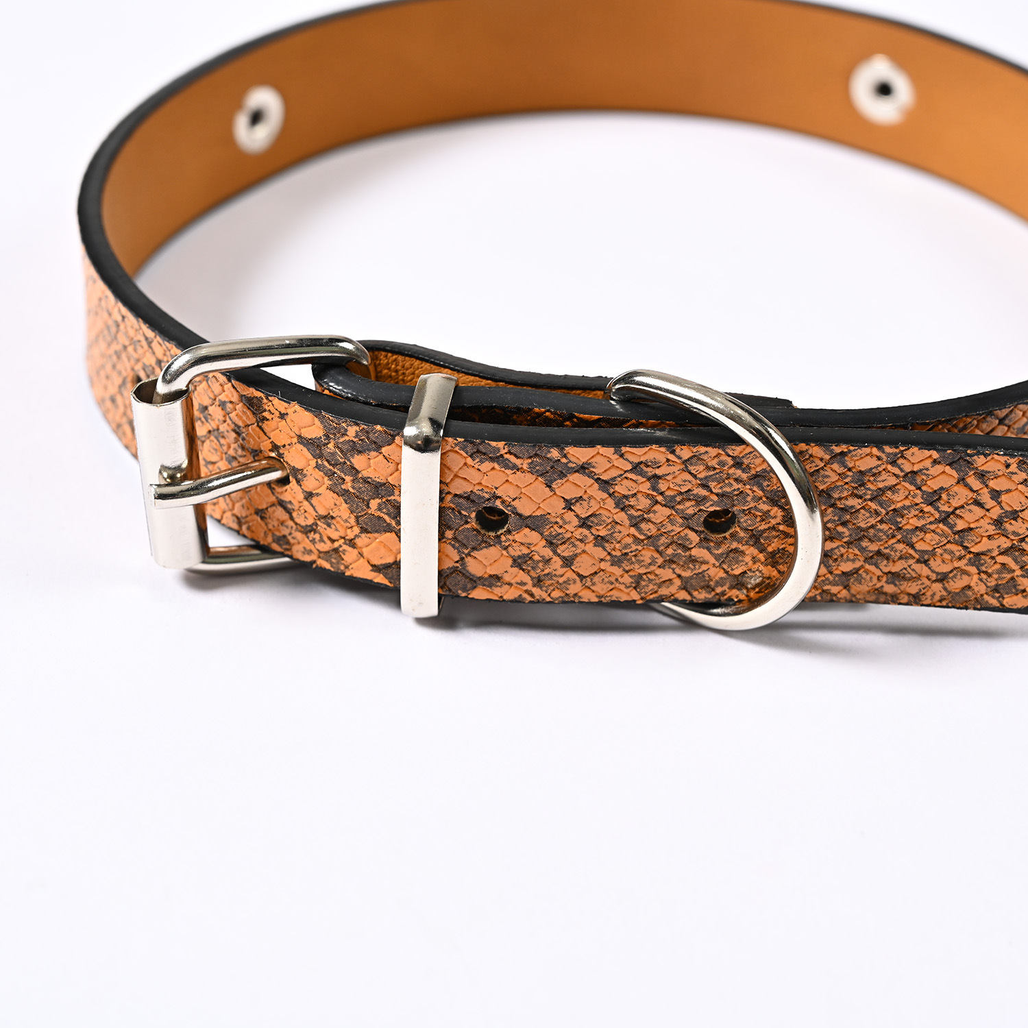 PU pet collar, leather flat, pet dog collar, alloy belt buckle, pet collar, dog neck cover manufacturer wholesale pic 12
