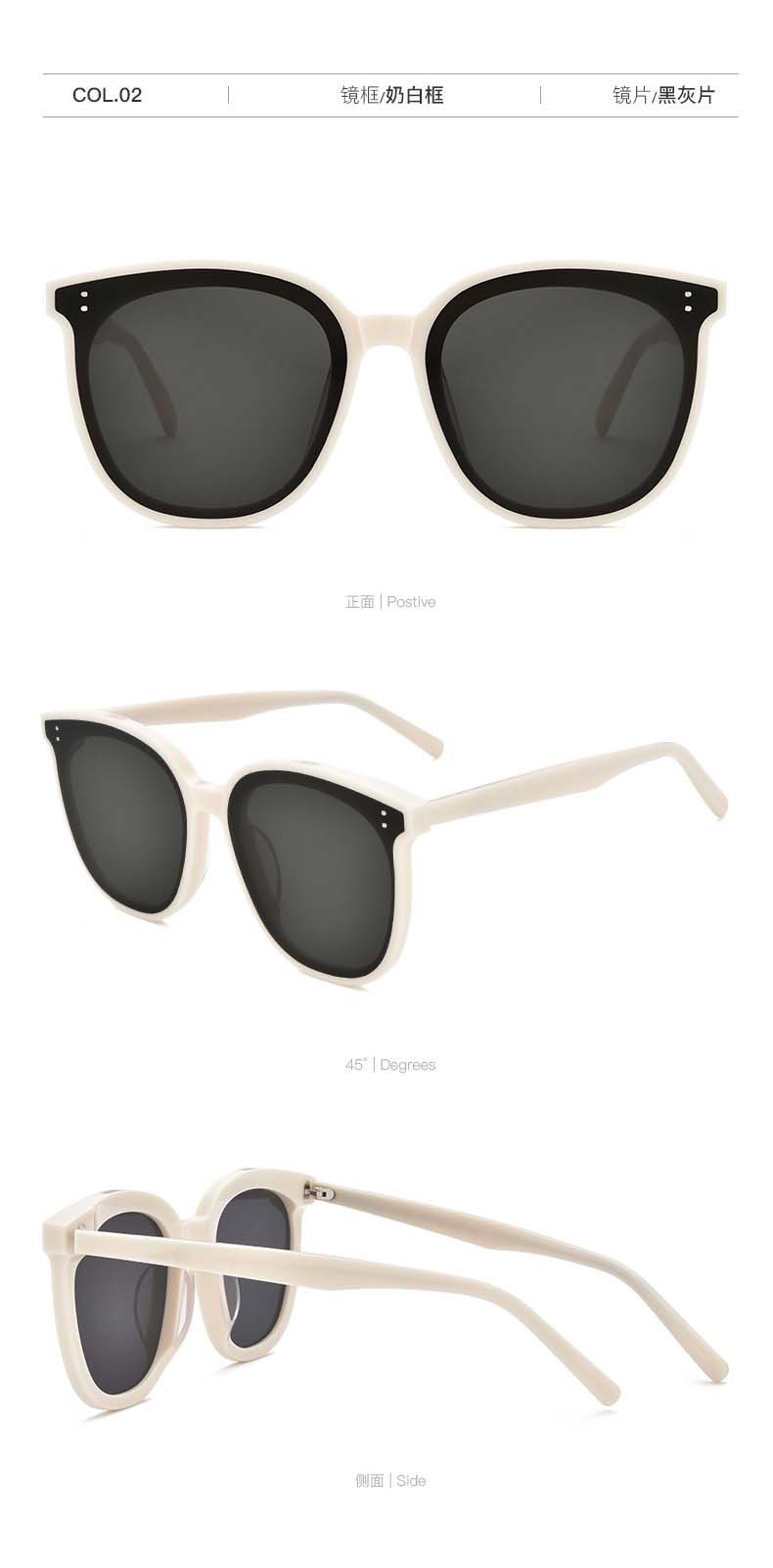 新款GM墨镜男女高级感板材防紫外线时尚百搭小红书网红款MY太阳镜详情31