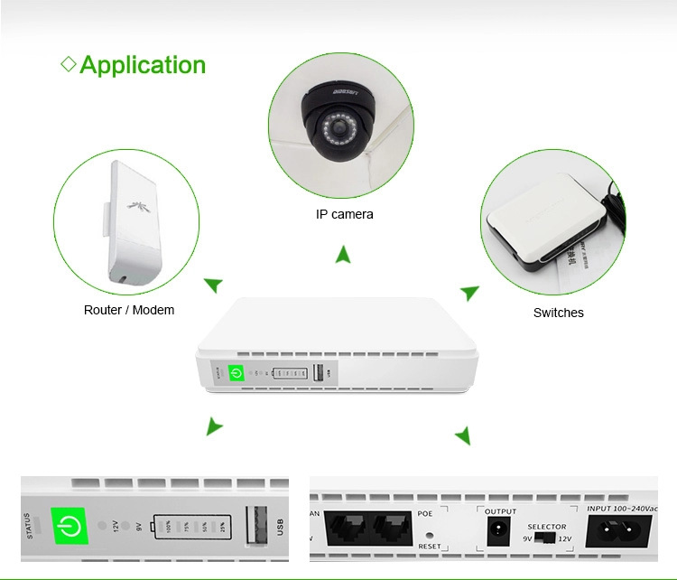 SKE DC MIni Ups POE430 白色 9v 12v 15v 24v pic 4