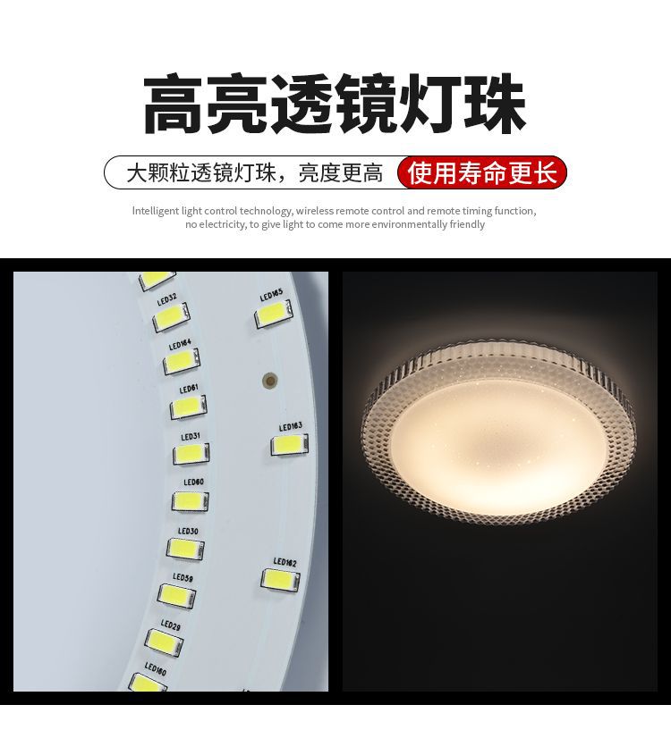 Solar lamps, household indoor ceiling lamps, new rural ultra-bright high-power balcony living room lamps, bedroom corridor lamps pic 6
