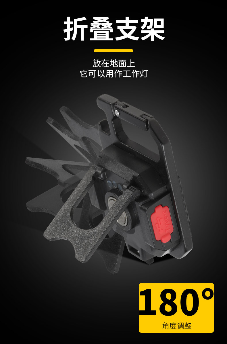 跨境新款迷你led发光泛光灯钥匙扣灯强光便携式手电筒发光照明灯详情9