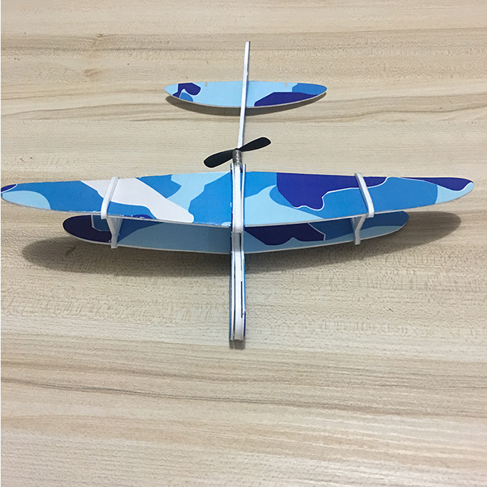 Single-wing electric aircraft glider assembly intelligent science and education capacitive aircraft electric free flight education model pic 2