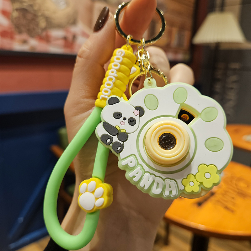 卡通眼镜牛仔裤狗狗投影相机钥匙扣汽车包包钥匙链挂件网红小礼品详情25