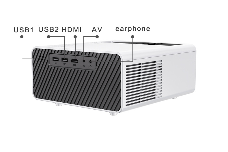 JAVAID新品跨境Y6家用高清投影仪迷你微型便携式LED家庭手机投影机详情20