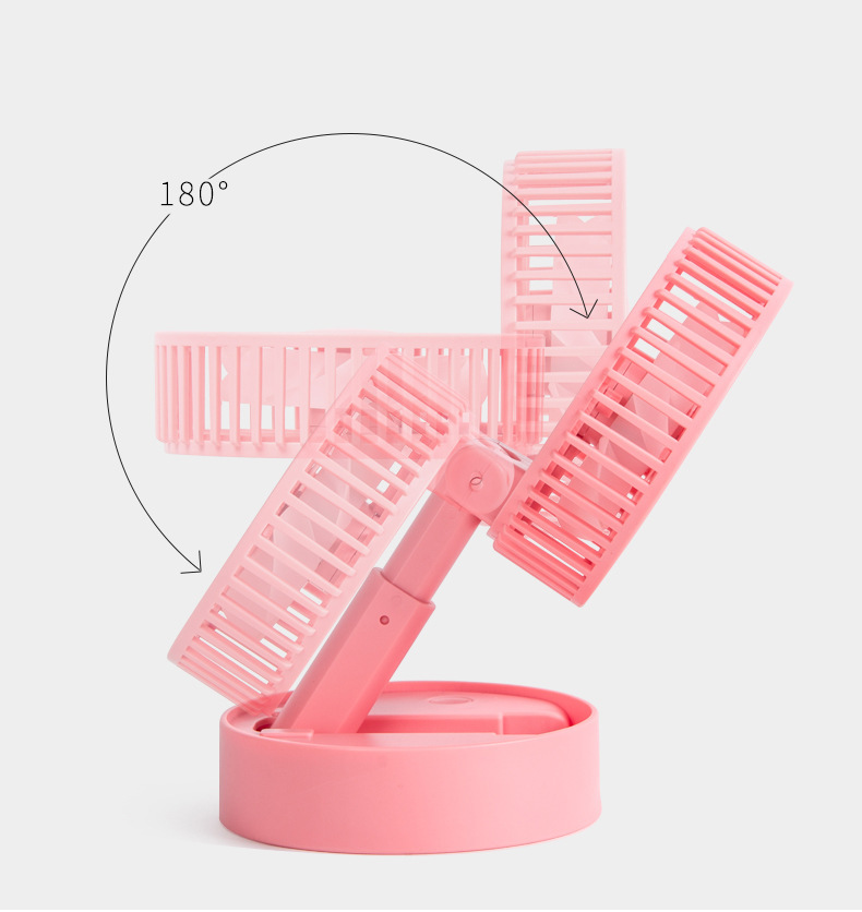 Wholesale of new folding fan usb charging, retractable and folding mini creative office student dormitory desktop fans pic 10