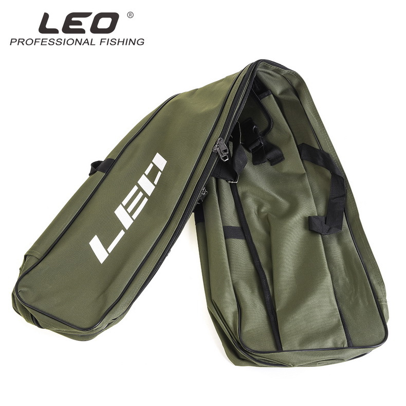28064 LEO/ Leou [Double-Layer knife-shaped Large-belted Fishing Tackle Bag 1.3m] European-style reservoir fishing rod and sea rod Bag pic 8