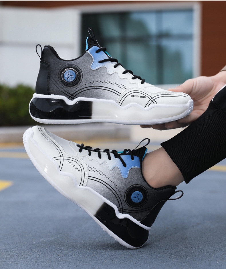 新款秋冬初中学生球鞋青少年跑步运动鞋男士潮流百搭运动篮球鞋详情10