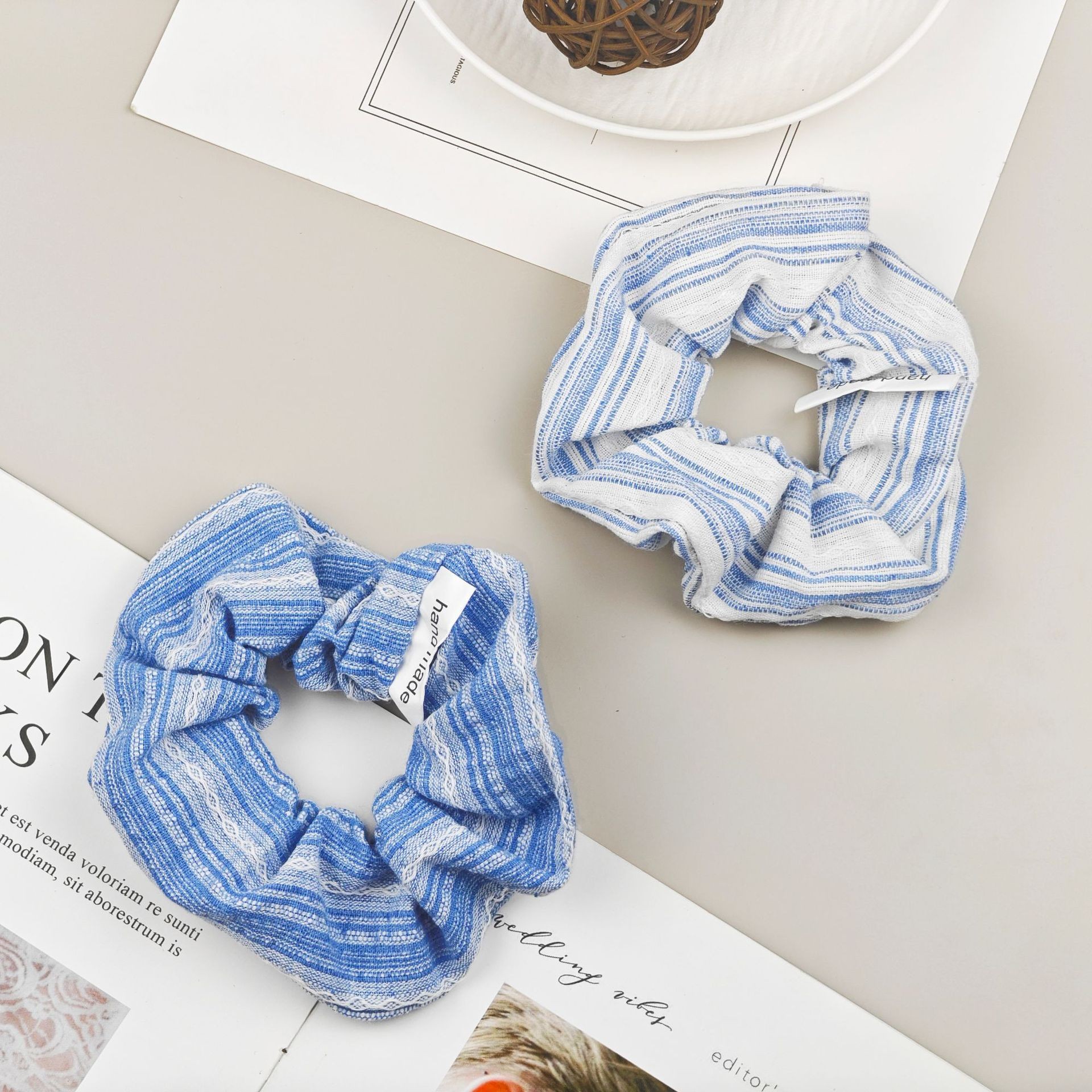 Korean-style large intestine hair band for women, high-end look, high appearance level, ins school style hair band, sweet style, fashionable rubber band hair accessory pic 30