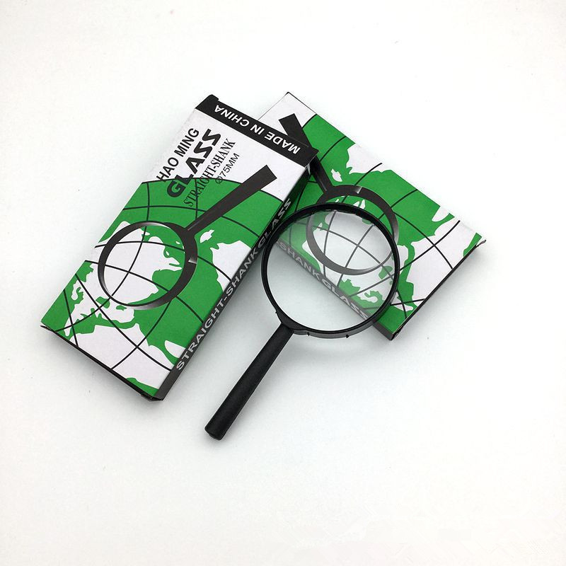 Factory direct sales of 75 magnifying glass plastic magnifying glass wholesale two-yuan supply pic 4