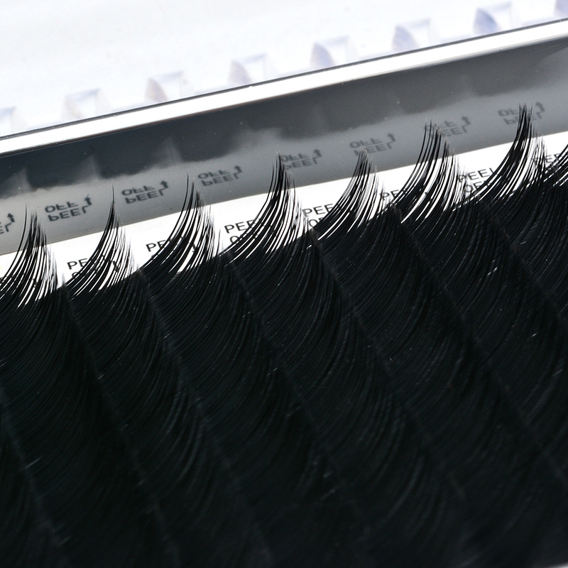 New 0.20 thick flat hair eyelash extensions, close-knit eyelash implants, B-curl false eyelashes, factory direct sales pic 16