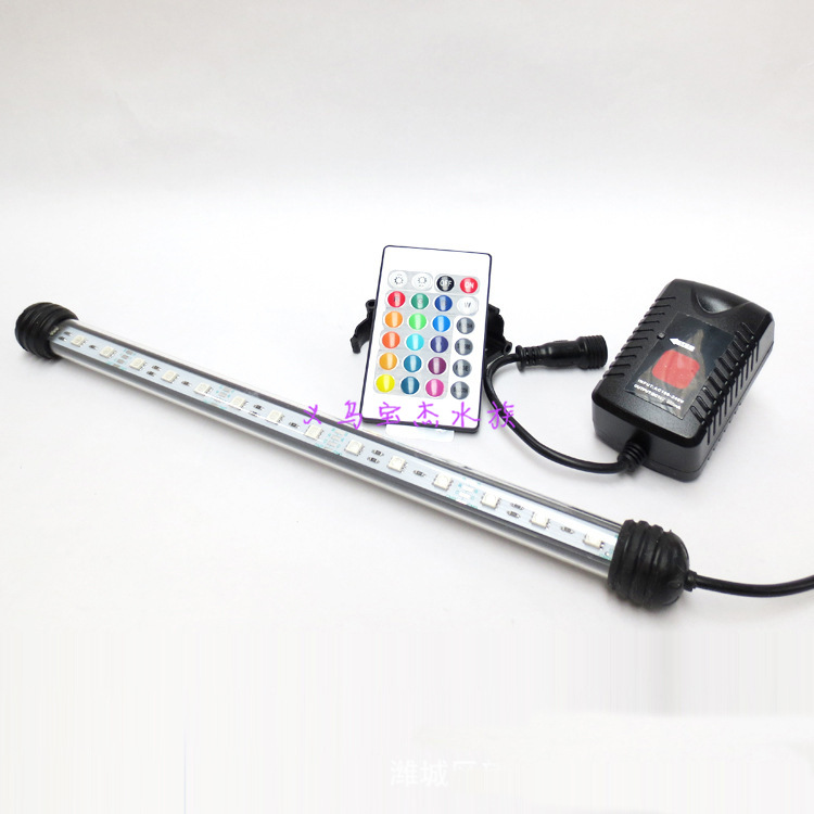 Fish tank light, aquarium LED colorful bubble light, diving aquarium light, blue seven-color slow-flashing oxygen-increasing bubble strip pic 47