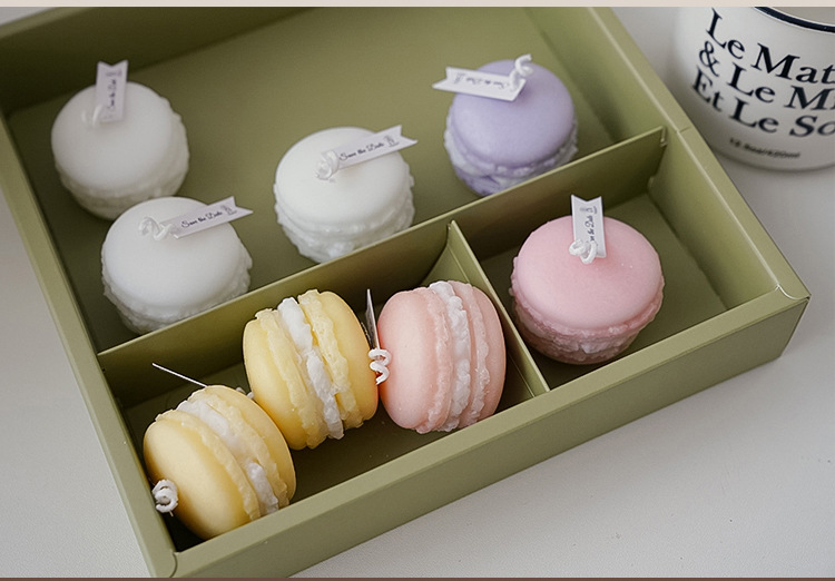 Macaron scented candles, Instagram-style photo props, diy birthday gifts pic 5