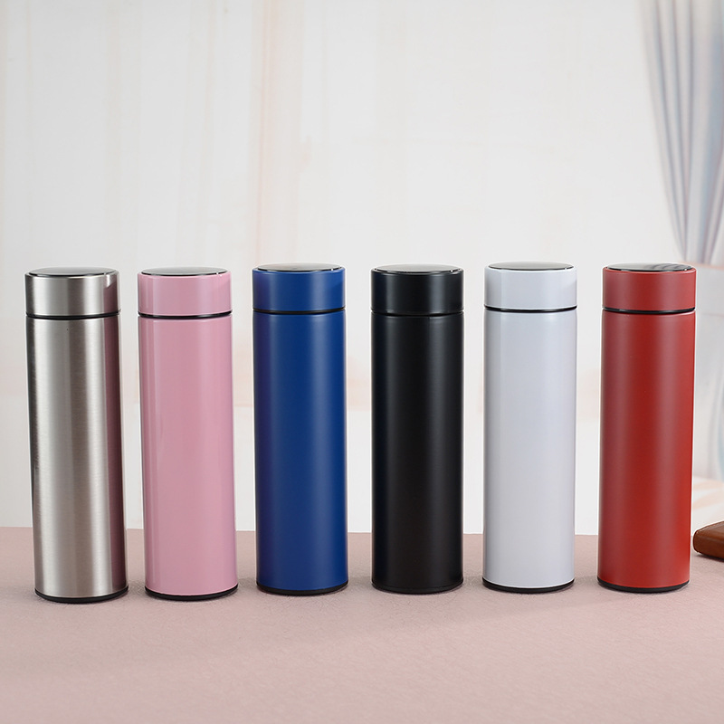 304 stainless steel insulated cup, smart temperature display, business straight cup, temperature measurement car water cup, gift cup, temperature cup pic 7