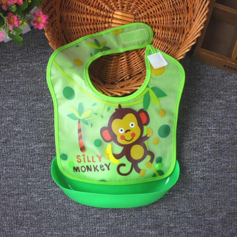 OEM定制分体防水食饭兜婴儿童宝宝围兜口水巾围嘴可拆卸立体两用详情8