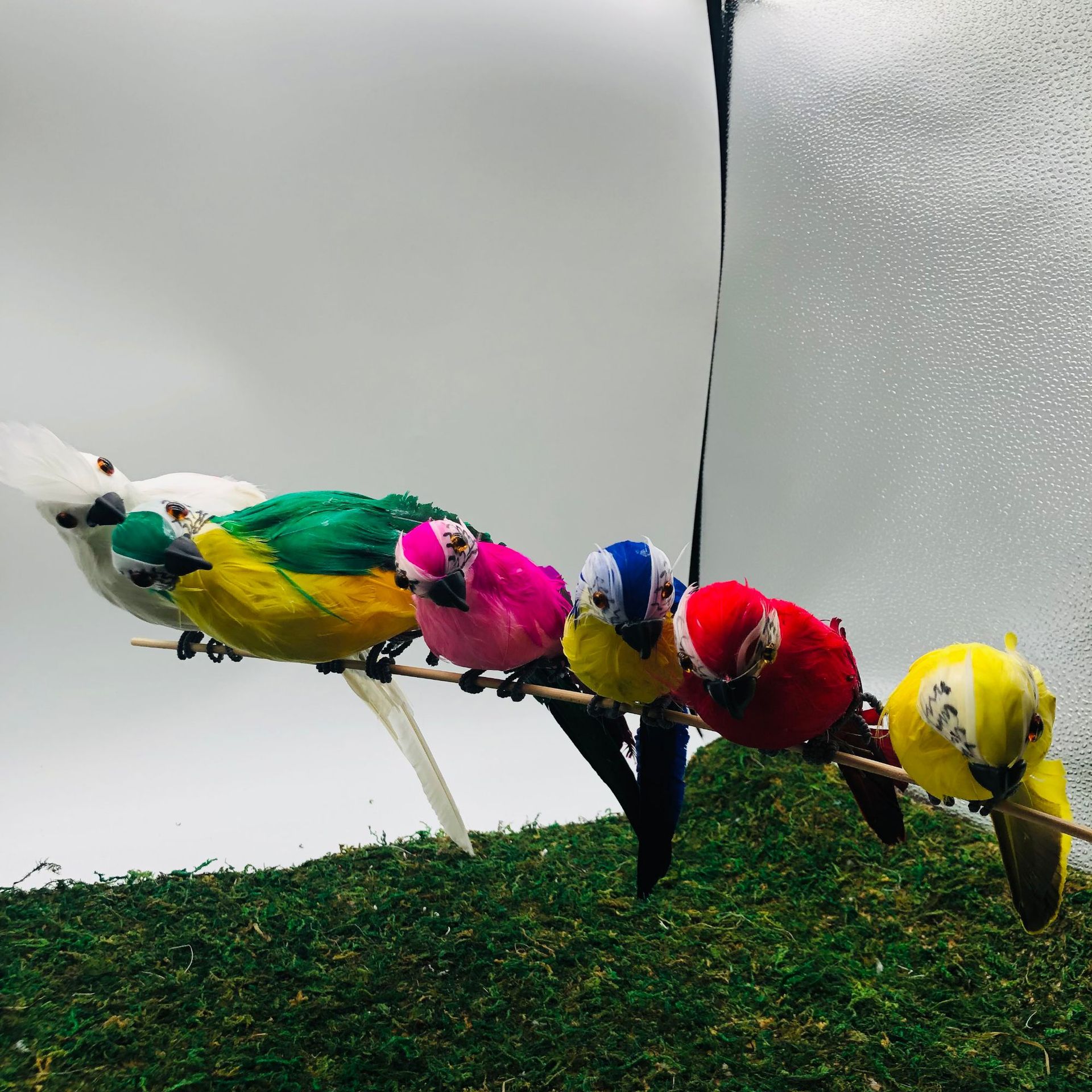 源头工厂供应仿真鹦鹉金刚鹦鹉仿真小鸟鸟蛋羽毛鹦鹉田园装饰鹦鹉详情9